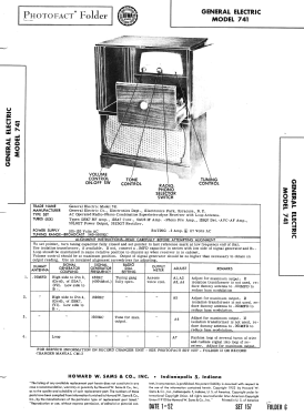 741 ; General Electric Co. (ID = 3013041) Radio