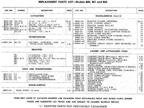 862 ; General Electric Co. (ID = 1483124) Radio