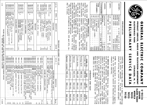 903D ; General Electric Co. (ID = 1125720) Radio