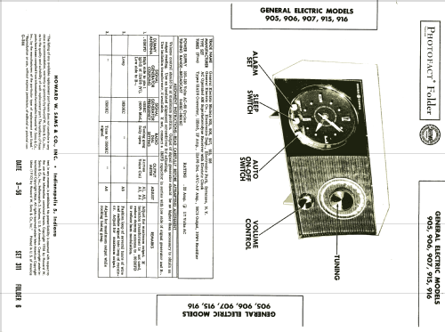 906 ; General Electric Co. (ID = 2101552) Radio