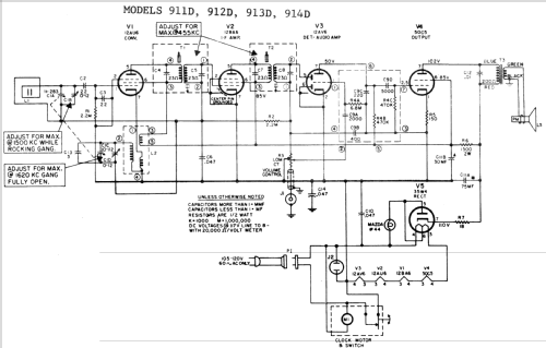 912-D ; General Electric Co. (ID = 2011324) Radio