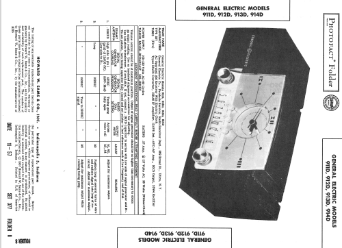 912-D ; General Electric Co. (ID = 2467013) Radio