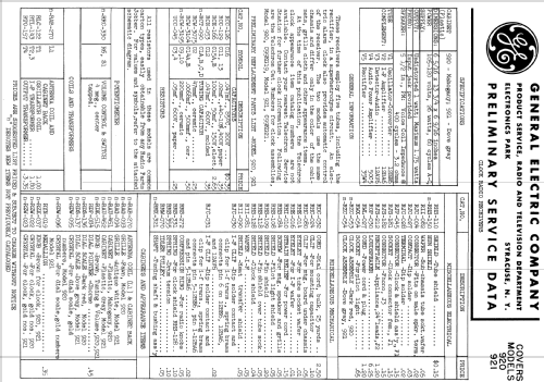 921 ; General Electric Co. (ID = 1125446) Radio