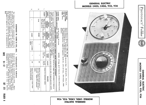 935 ; General Electric Co. (ID = 2446288) Radio