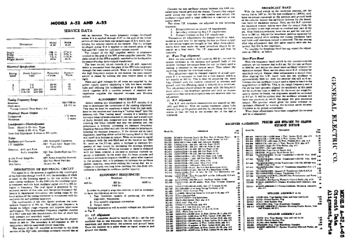 A-55 ; General Electric Co. (ID = 393525) Radio