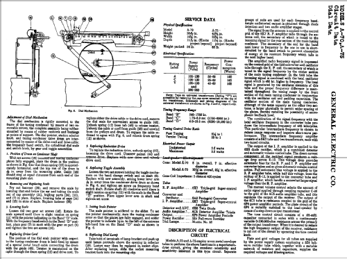 A-75 ; General Electric Co. (ID = 394940) Radio