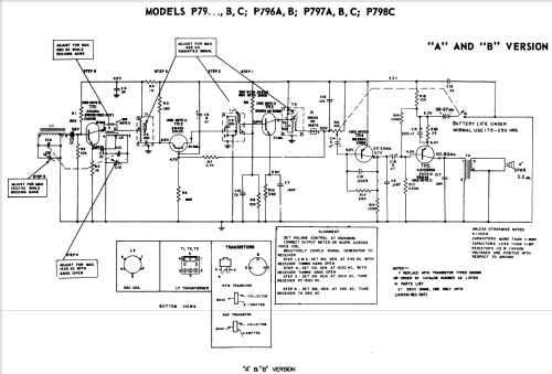 All Transistor P-797B ; General Electric Co. (ID = 2021132) Radio