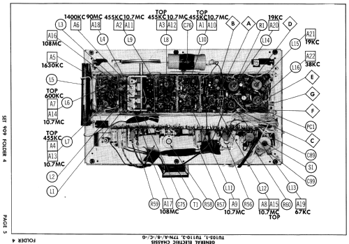 B223g Ch= TU105-1 + T7N-B; General Electric Co. (ID = 521611) Radio