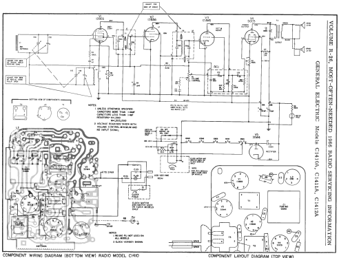 C1410A ; General Electric Co. (ID = 196853) Radio