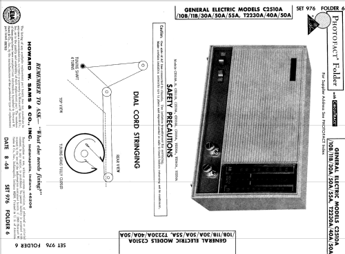 C2510A ; General Electric Co. (ID = 522571) Radio