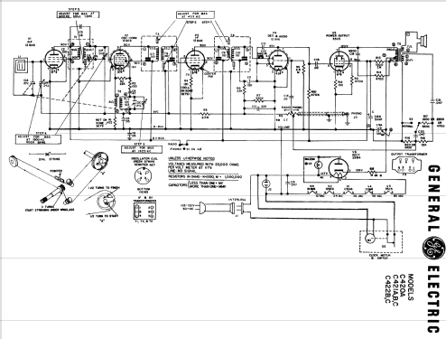 C422B ; General Electric Co. (ID = 82691) Radio