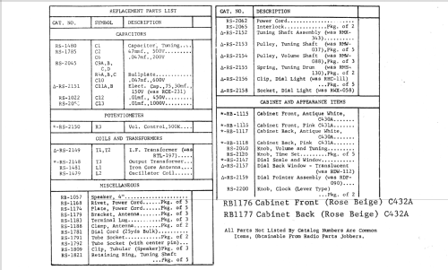 C430A ; General Electric Co. (ID = 1451200) Radio