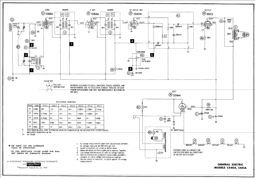 C440A ; General Electric Co. (ID = 691596) Radio