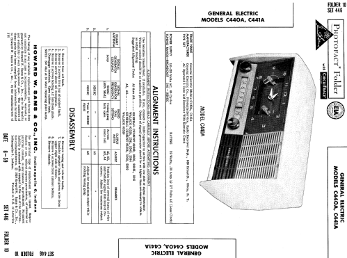 C440A ; General Electric Co. (ID = 691600) Radio