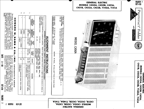 C450A ; General Electric Co. (ID = 542018) Radio