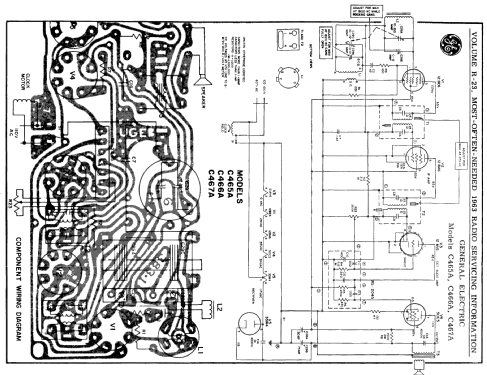 C465A ; General Electric Co. (ID = 170267) Radio