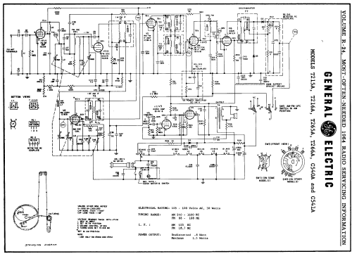 C540A ; General Electric Co. (ID = 178607) Radio