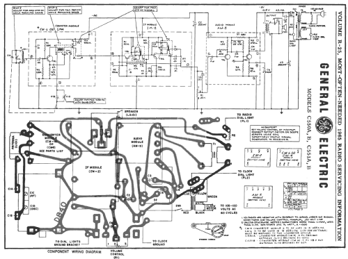 C550A ; General Electric Co. (ID = 188822) Radio