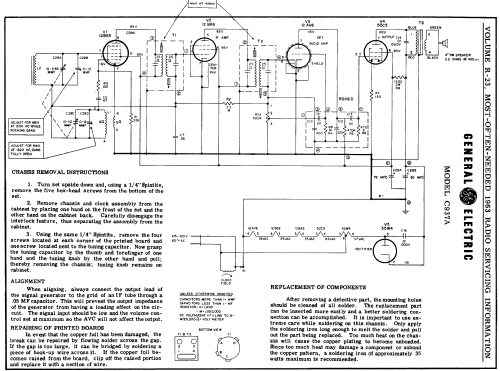 C937A ; General Electric Co. (ID = 171353) Radio