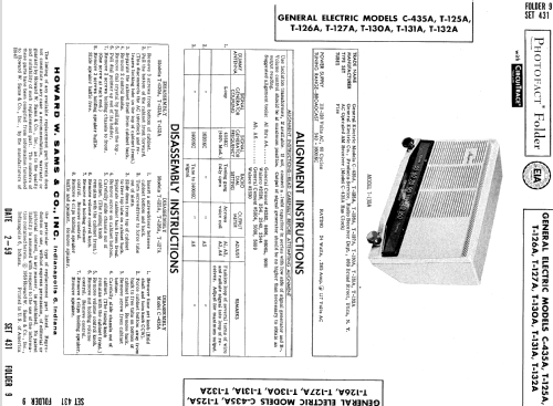 C-435A ; General Electric Co. (ID = 644830) Radio