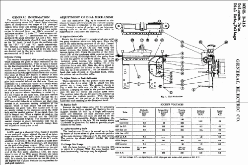 Colorama E-115 ; General Electric Co. (ID = 401538) Radio