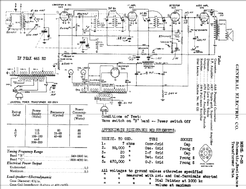 F-53 ; General Electric Co. (ID = 402768) Radio