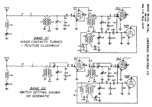 FE116 ; General Electric Co. (ID = 406176) Radio