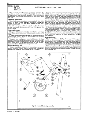 FE119 ; General Electric Co. (ID = 2939743) Radio