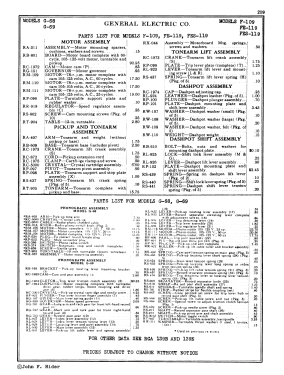 FE119 ; General Electric Co. (ID = 2939746) Radio