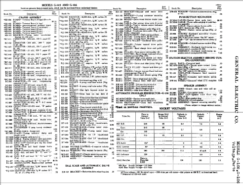 G105 ; General Electric Co. (ID = 407585) Radio