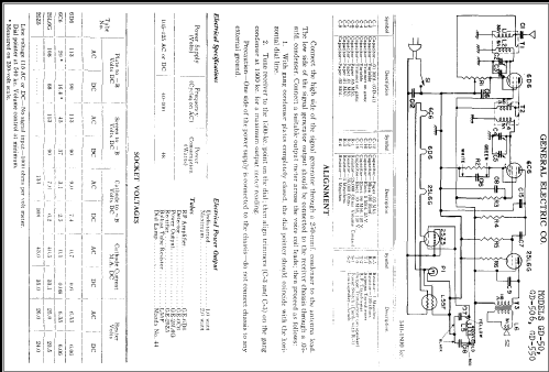 GD-506 ; General Electric Co. (ID = 286162) Radio