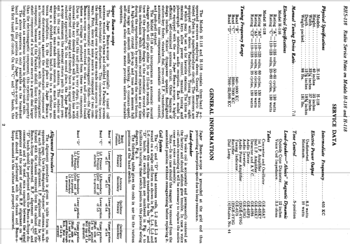 H-116 ; General Electric Co. (ID = 1116381) Radio