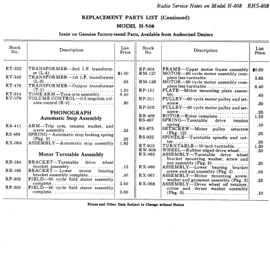 H-508 ; General Electric Co. (ID = 1116862) Radio