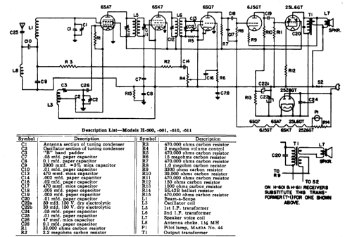 H-611 ; General Electric Co. (ID = 168242) Radio