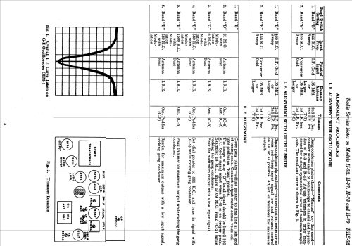 H-78 ; General Electric Co. (ID = 1115491) Radio