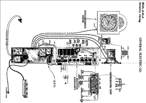 Modern Longfellow Grandfather Clock H-91-R; General Electric Co. (ID = 421070) Radio