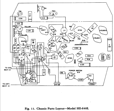 HE-640L ; General Electric Co. (ID = 1127323) Radio