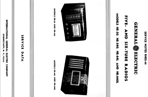 HE-640L ; General Electric Co. (ID = 1127328) Radio