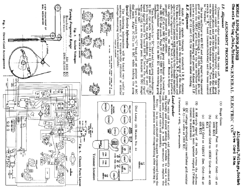 HJ908B ; General Electric Co. (ID = 412369) Radio