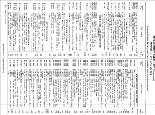 HJ-908 ; General Electric Co. (ID = 1128018) Radio