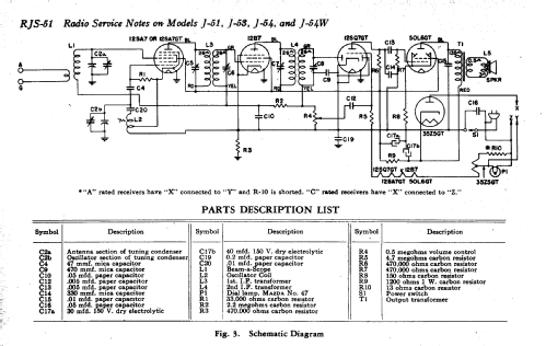 J-51 ; General Electric Co. (ID = 168863) Radio