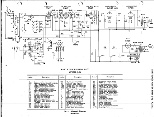 J-64 ; General Electric Co. (ID = 168875) Radio