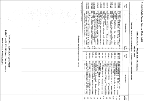 J-805 ; General Electric Co. (ID = 1130733) Radio