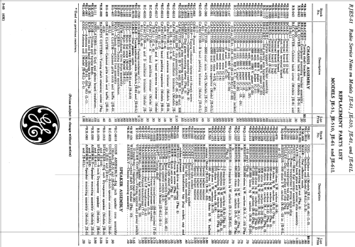 JE-510 ; General Electric Co. (ID = 1131082) Radio