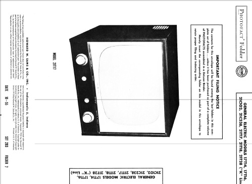 21C102 ; General Electric Co. (ID = 2650112) Television