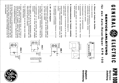 Flora KPR100; General Electric Co. (ID = 611696) Radio