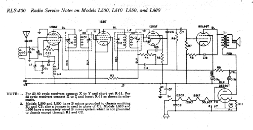 L-500 ; General Electric Co. (ID = 169986) Radio