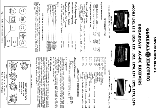 L-573 ; General Electric Co. (ID = 1132189) Radio