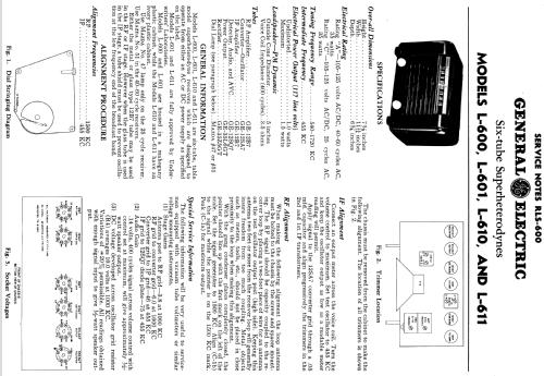 L-600 ; General Electric Co. (ID = 1132564) Radio