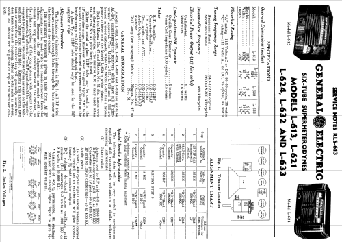 L-624 ; General Electric Co. (ID = 1132593) Radio